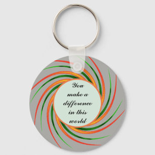 Inexpensive Teacher Appreiciation Thank You Swirls Key Ring