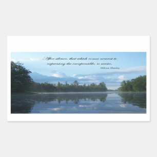 Inexpressible Music Rectangular Sticker