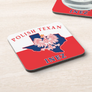 Inez Polish Texan Coaster
