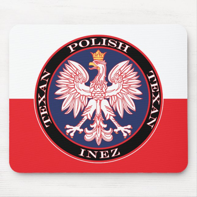 Inez Polish Texan Mouse Pad (Front)