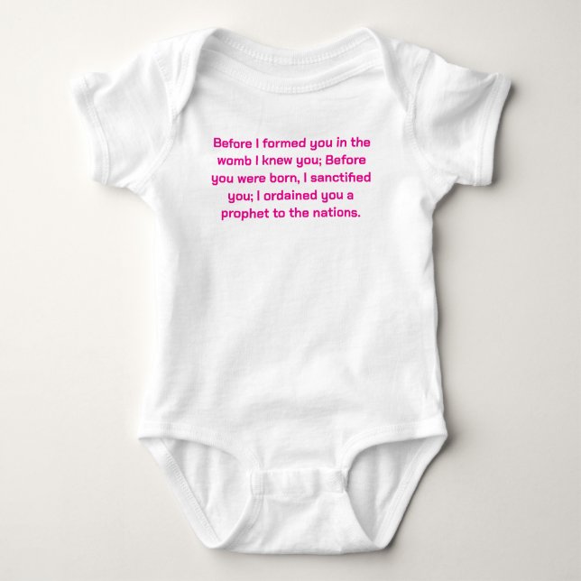Infant Baby Bodysuit (Front)