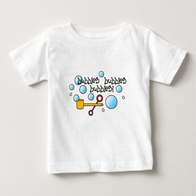 Infant, Baby Boys,Girls, Bubbles T Shirt Top (Front)