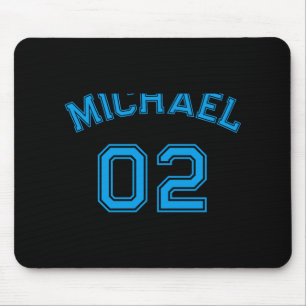 Infant Boy Blue Name Jersey Number Srts Cotton Bab Mouse Pad