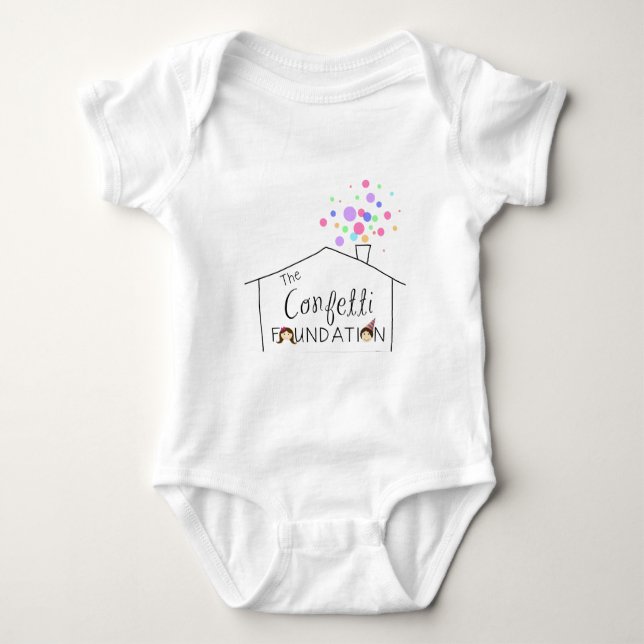 Infant Confetti Foundation jumper Baby Bodysuit (Front)