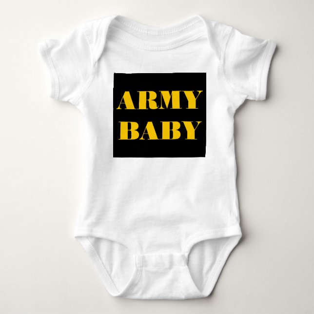 Infant Creeper Army Baby (Front)