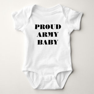Infant Creeper Proud Army Baby