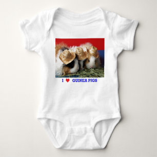 Infant I Love Guinea Pigs T Shirt