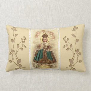 Infant Jesus of Prague w/angels Lumbar Cushion