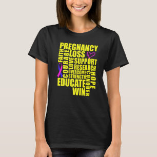 Infant Loss Awareness Pregnancy Baby Miscarriage T-Shirt