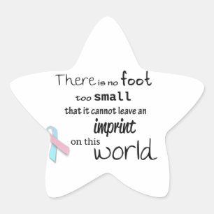 Infant loss awareness stickers