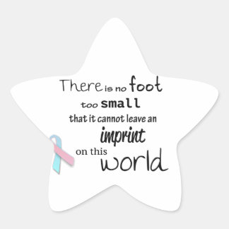 Infant loss awareness stickers