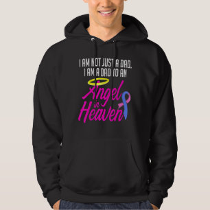 Infant Loss Dad Angel Pregnancy Baby Miscarriage 3 Hoodie
