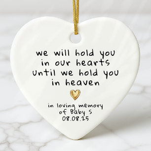 Infant Loss Miscarriage Sympathy Memorial Ceramic Ornament