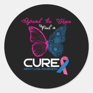 Infant Loss Spread The Hope Miscarriage Awareness  Classic Round Sticker