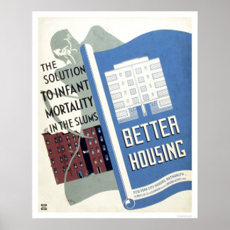 Infant Mortality Solution 1936 WPA Poster