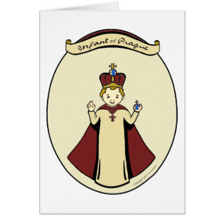 Infant of Prague Novena Greeting Card