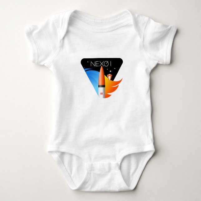 Infant Organic Creeper With Nexø Mission Patch (Front)