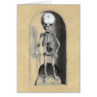 Infant Skeleton Front / Back Halloween Card