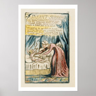'Infant Sorrow', plate 39 (Bentley 48) from 'Songs Poster