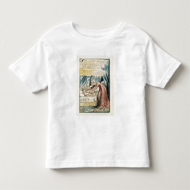 'Infant Sorrow', plate 39 (Bentley 48) from 'Songs Toddler T-Shirt (Front)