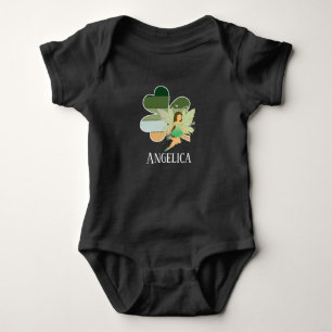 Infant St. Patrick's Day Shamrock Irish Fairy Baby Bodysuit