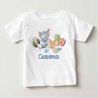 Infant Tom and Jerry Playing With Toys