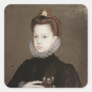 Infanta Isabella Clara Eugenia Square Sticker