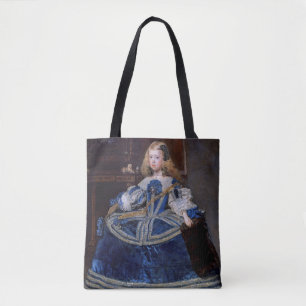 Infanta Margarita Teresa Blue Dress, Velazquez Tote Bag