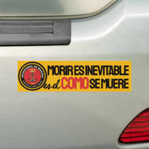 INFANTERÍA DE MARINA BUMPER STICKER