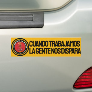 INFANTERÍA DE MARINA BUMPER STICKER
