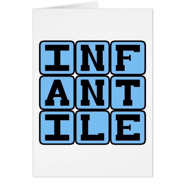 Infantile, Very Young (Front)
