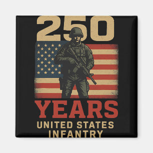 Infantry 250th Years United States Magnet