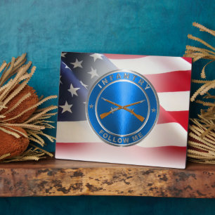 Infantry Army Veteran Plaque