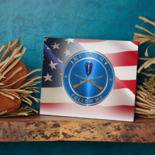 Infantry Army Veteran Plaque