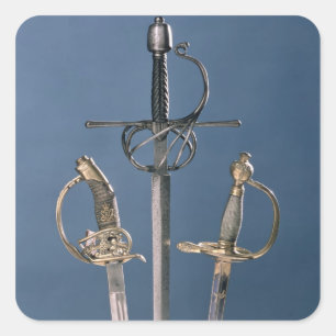Infantry officer's sword square sticker