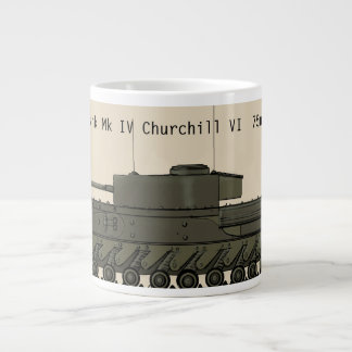 Infantry tank Mk IV Churchill VI Classic British Large Coffee Mug