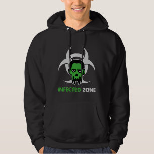 Infected Area Zombie Warning Hoodie