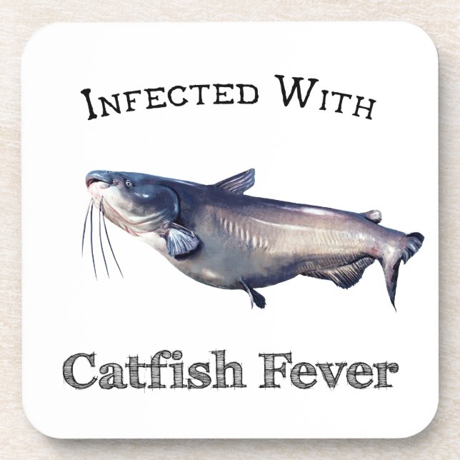 Infected With Catfish Fever Coaster (Front)