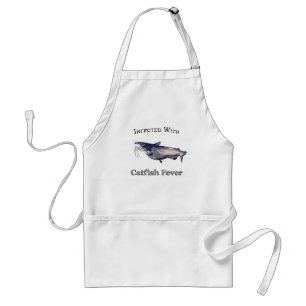 Infected With Catfish Fever Standard Apron
