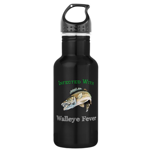 Infected With Walleye Fever 532 Ml Water Bottle (Front)