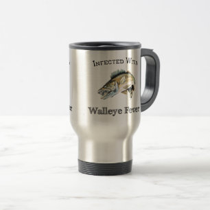Infected With Walleye Fever Travel Mug