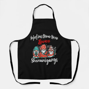 Infectious Disease Nurse St. Patrick's Day Apron