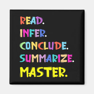 Infer Conclude Summarise Master Teachers Test Day Magnet