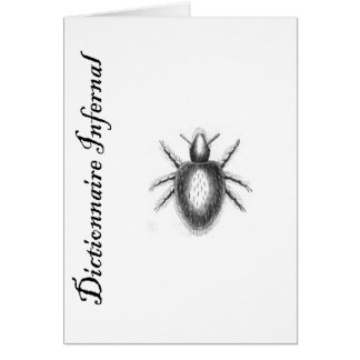 Infernal Dictionary-demon? tick? flea?