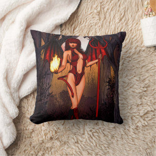 Infernal Temptress" Cushion