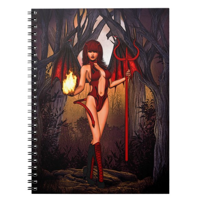 Infernal Temptress" Notebook (Front)
