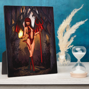 Infernal Temptress" Plaque