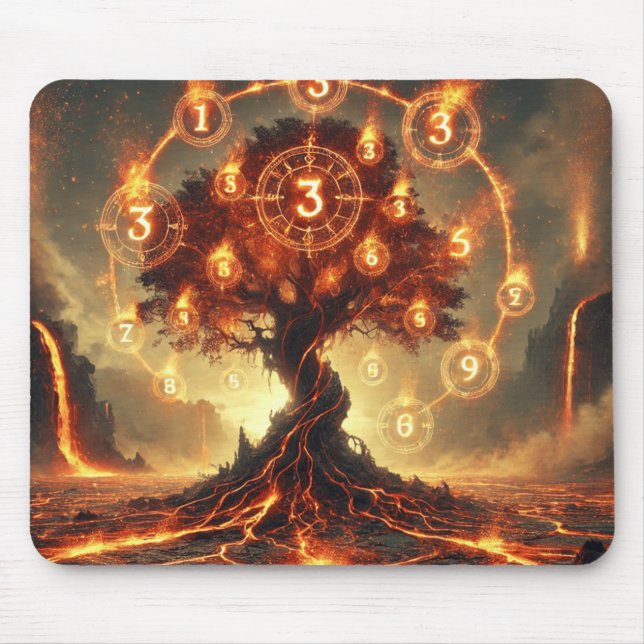 Infernal Tree of Life Mouse Pad (Front)