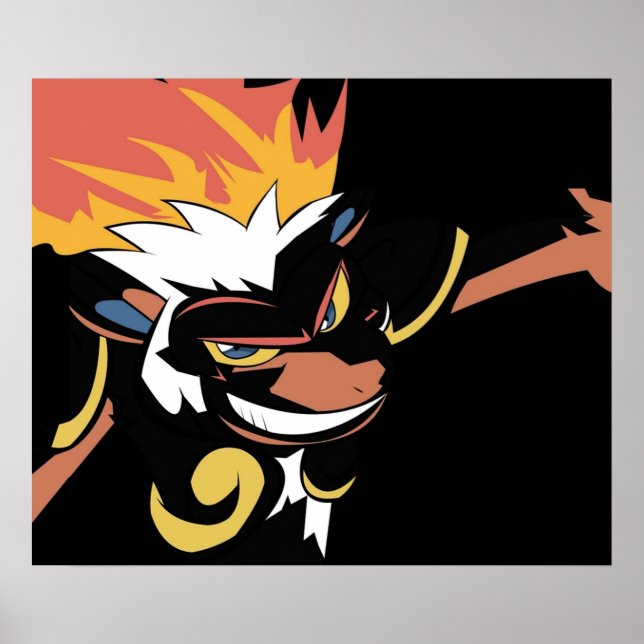 Infernape in Darkness Poster (Front)