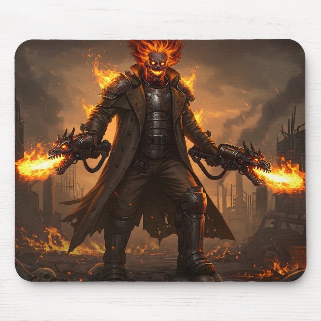 Inferno Clown  Mouse Pad (Front)